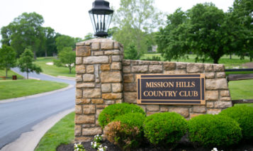 Mission Hills Country Club sign