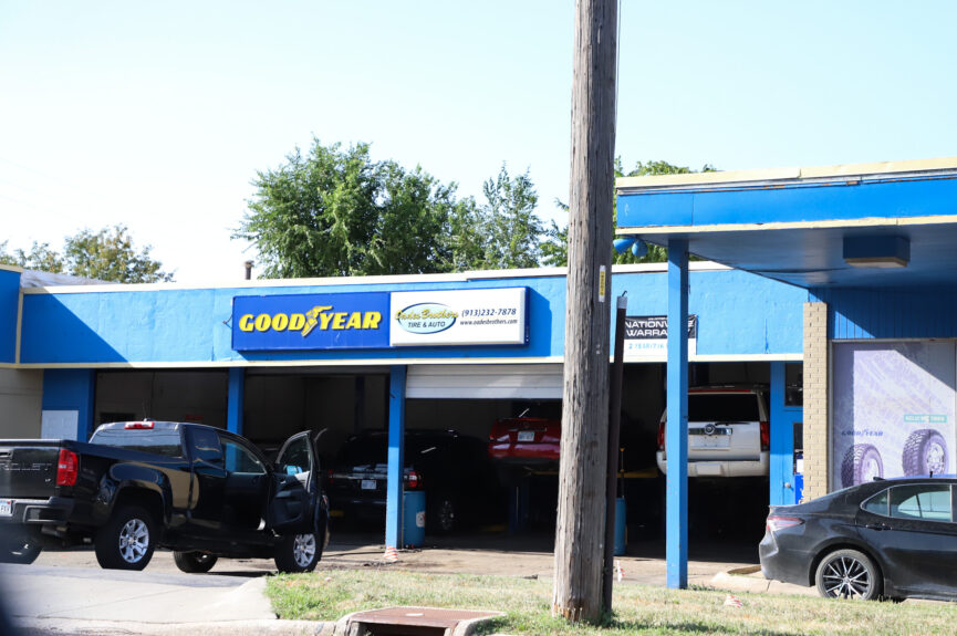 Oades Brothers Tire & Auto Service, 7540 Metcalf Ave., is moving.